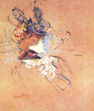  Henri  Toulouse-Lautrec Profile of a Woman Germany oil painting art